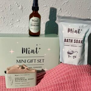 Mint Bath Soak & Soap Set